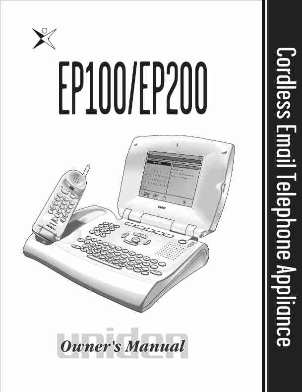 Uniden Cordless Telephone EP100-page_pdf